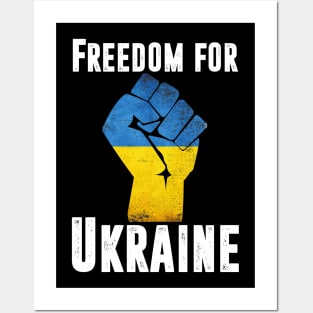 freedom for ukraine Posters and Art